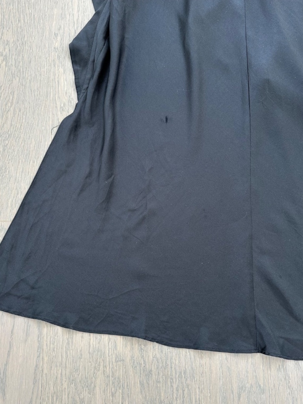 Cinq a Sept Drina Gown Sleeveless Draped Dress Silk Skirt Overlay Black Size 8 - Picture 8 of 12
